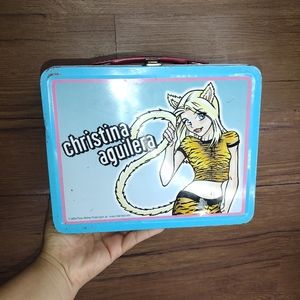 Christina Aguilera 2000 Kitty Metal Lunchbox
